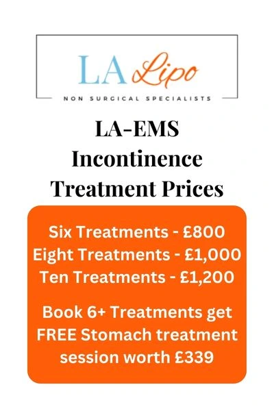 LA-EMS Incontinence Treatment Prices Croydon