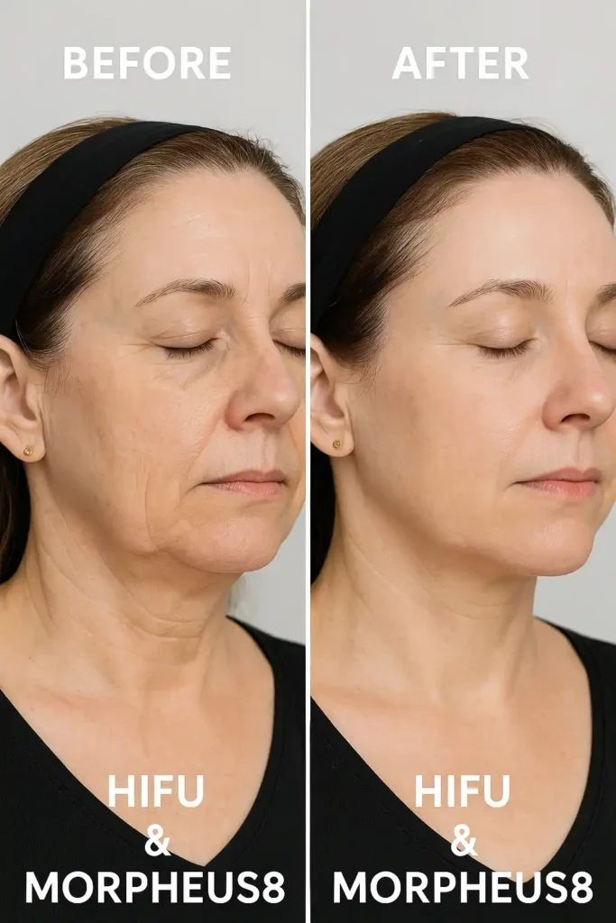 HIFU & Morpheus8 treatment results Croydon - book in today!